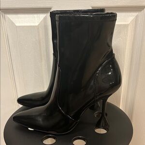 INC Flared Heel Ankle Boots Size 9.5
